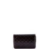 Brilliant Wallet on Chain Quilted Patent