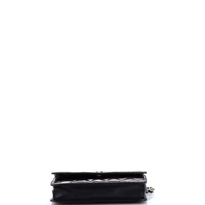 Brilliant Wallet on Chain Quilted Patent