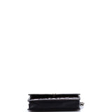 Brilliant Wallet on Chain Quilted Patent