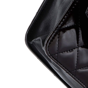 Brilliant Wallet on Chain Quilted Patent