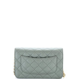 Wallet on Chain Quilted Caviar