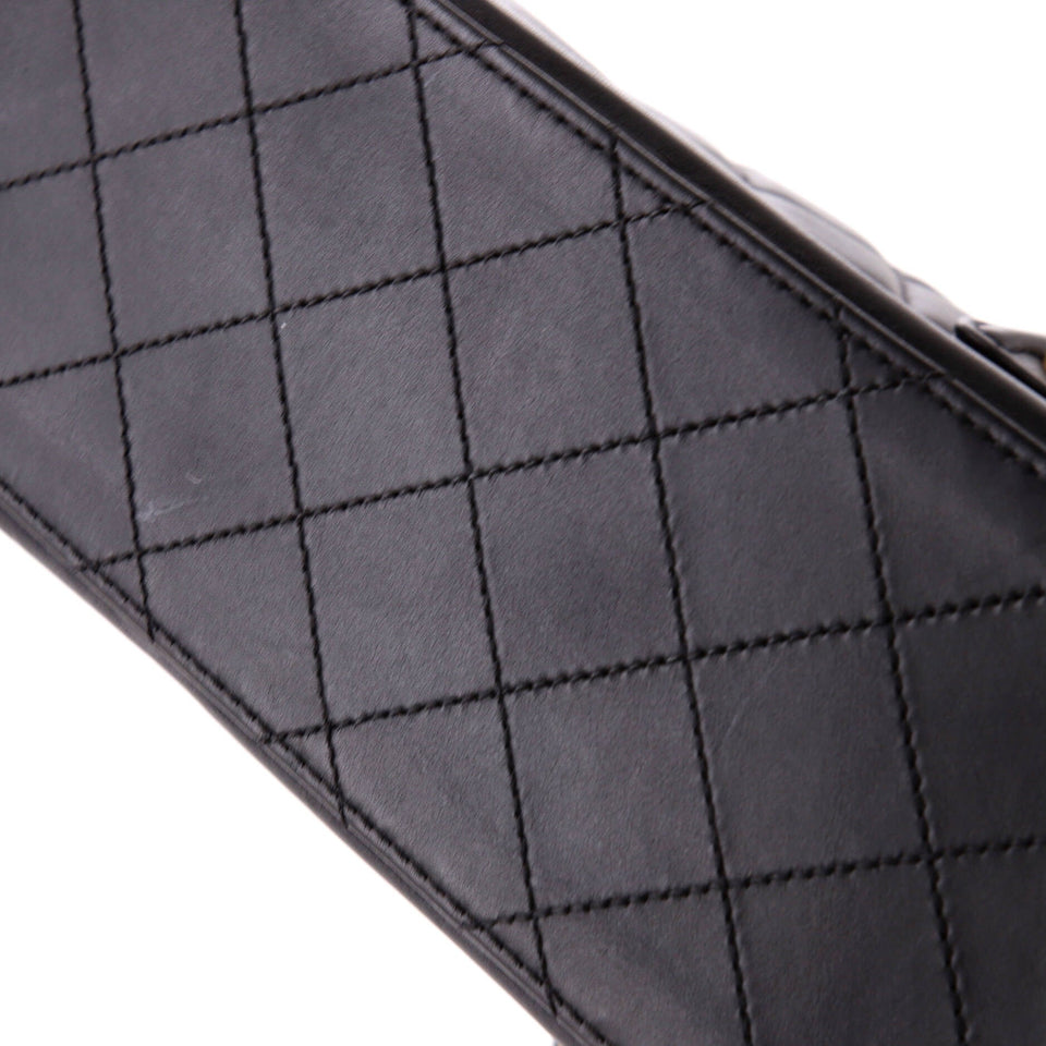 Elegant CC Tote Quilted Lambskin Large