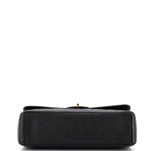 Classic Single Flap Bag Quilted Caviar Maxi