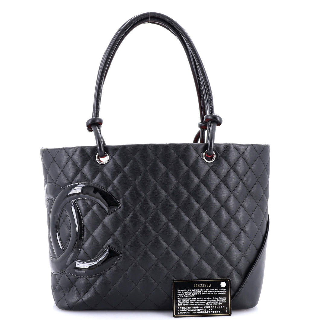 Cambon Tote Quilted Leather Large