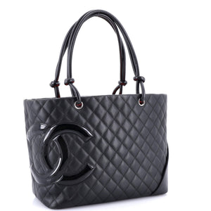 Cambon Tote Quilted Leather Large