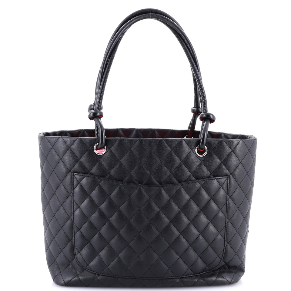 Cambon Tote Quilted Leather Large