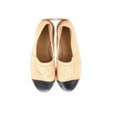 Women's CC Cap Toe Espadrilles Leather