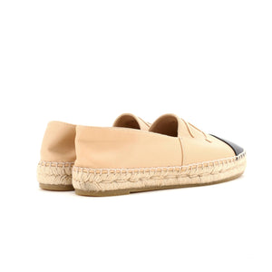 Women's CC Cap Toe Espadrilles Leather