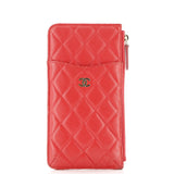 Classic Phone Case Pouch Quilted Caviar