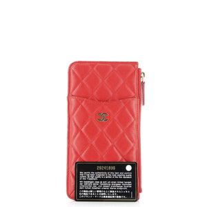 Classic Phone Case Pouch Quilted Caviar