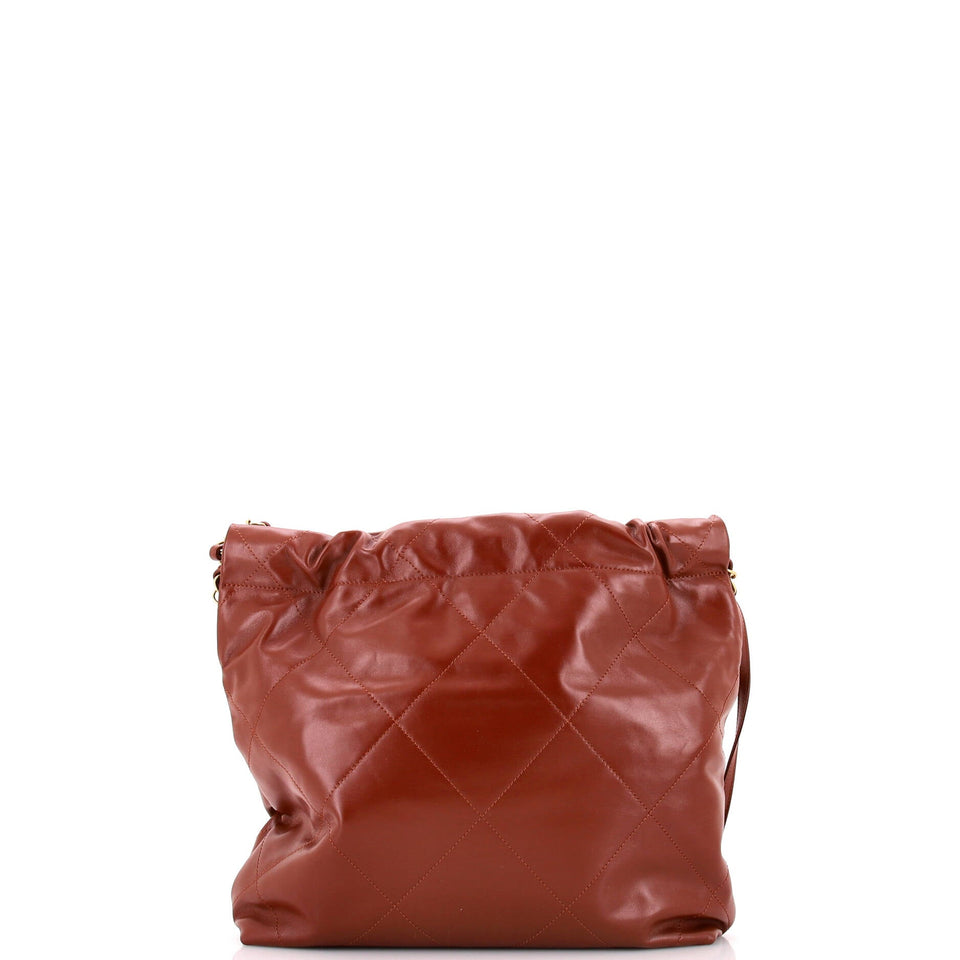 22 Chain Hobo Quilted Calfskin Small