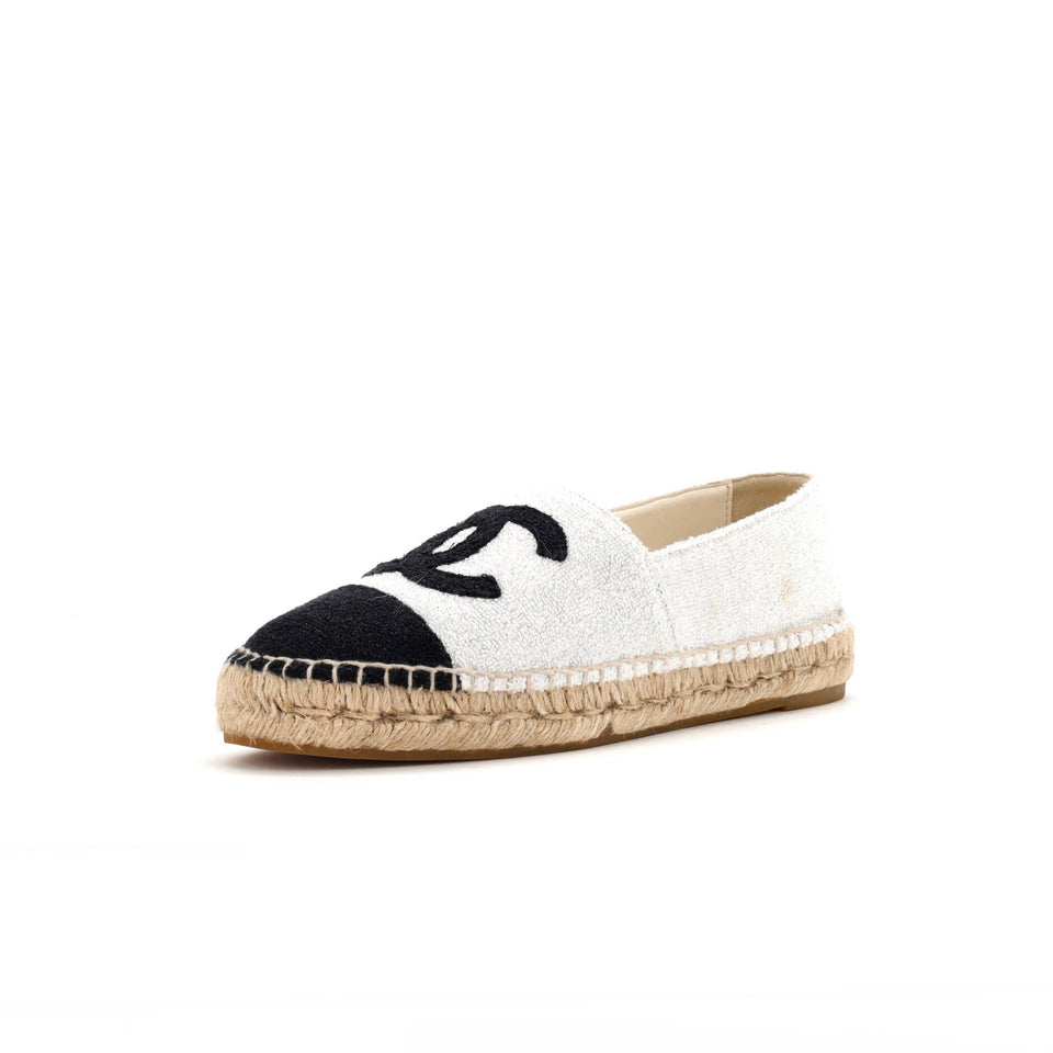 Women's CC Cap Toe Espadrilles Terry Cloth