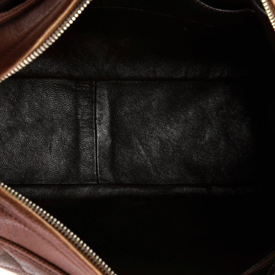 Vintage Diamond CC Shoulder Bag Quilted Caviar Large