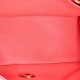 Square Classic Single Flap Bag Quilted Lambskin Mini