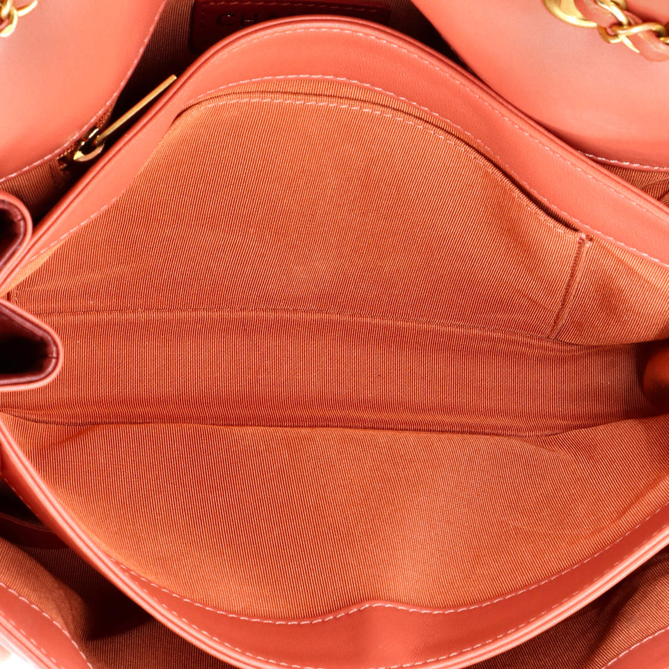 Daily Companion Coco Vintage Flap Bag Quilted Lambskin Large