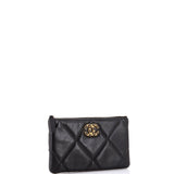 19 O Case Pouch Quilted Goatskin Small