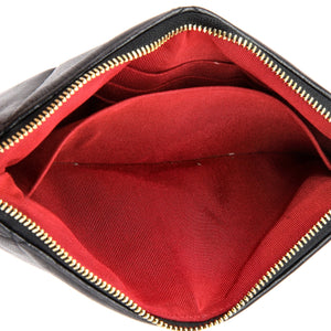 19 O Case Pouch Quilted Goatskin Small
