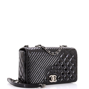 Coco Boy Flap Bag Quilted Patent Medium