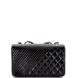 Coco Boy Flap Bag Quilted Patent Medium
