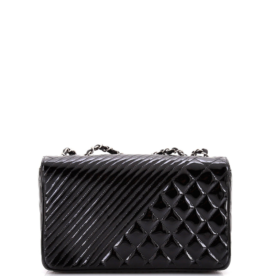 Coco Boy Flap Bag Quilted Patent Medium