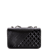Coco Boy Flap Bag Quilted Patent Medium