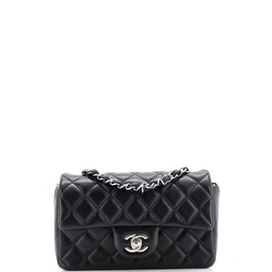 Classic Single Flap Bag Quilted Lambskin Mini