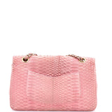 Classic Double Flap Bag Python Medium