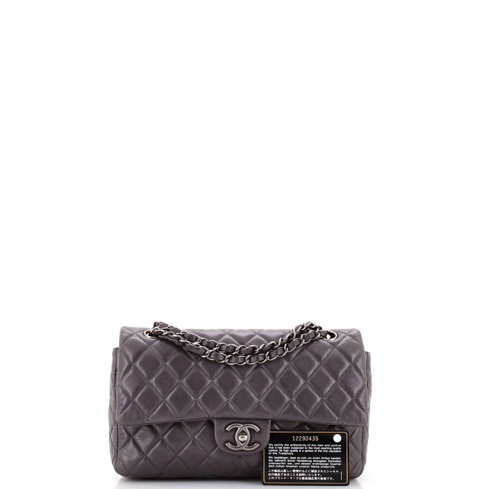 Classic Double Flap Bag Quilted Lambskin Medium