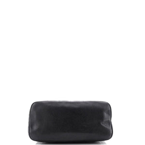 Medallion Tote Quilted Caviar