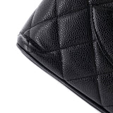 Medallion Tote Quilted Caviar
