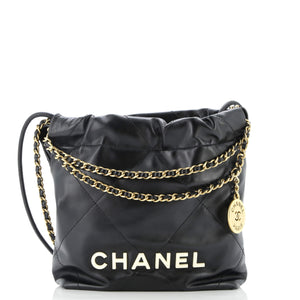 22 Chain Hobo Quilted Calfskin Mini