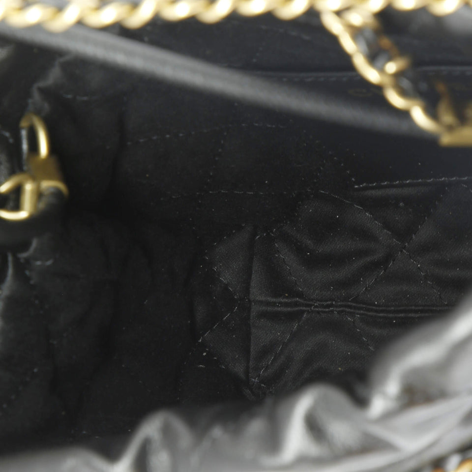22 Chain Hobo Quilted Calfskin Mini