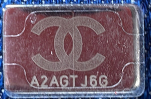 Coco Beach Messenger Bag Quilted Denim Mini