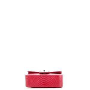 Classic Single Flap Bag Python Mini