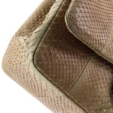 Classic Double Flap Bag Python Jumbo