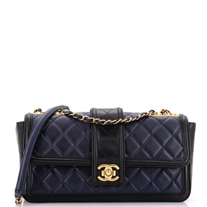 Elegant CC Flap Bag Quilted Lambskin Jumbo