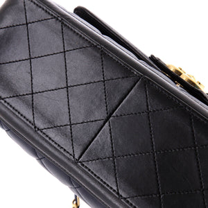 Elegant CC Flap Bag Quilted Lambskin Jumbo