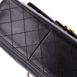 Elegant CC Flap Bag Quilted Lambskin Jumbo