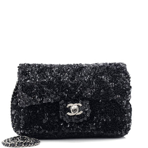Flap Bag Sequins Mini