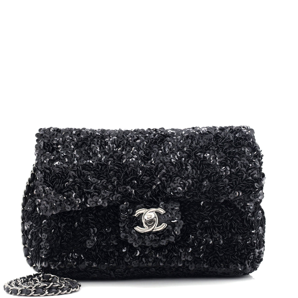 Flap Bag Sequins Mini