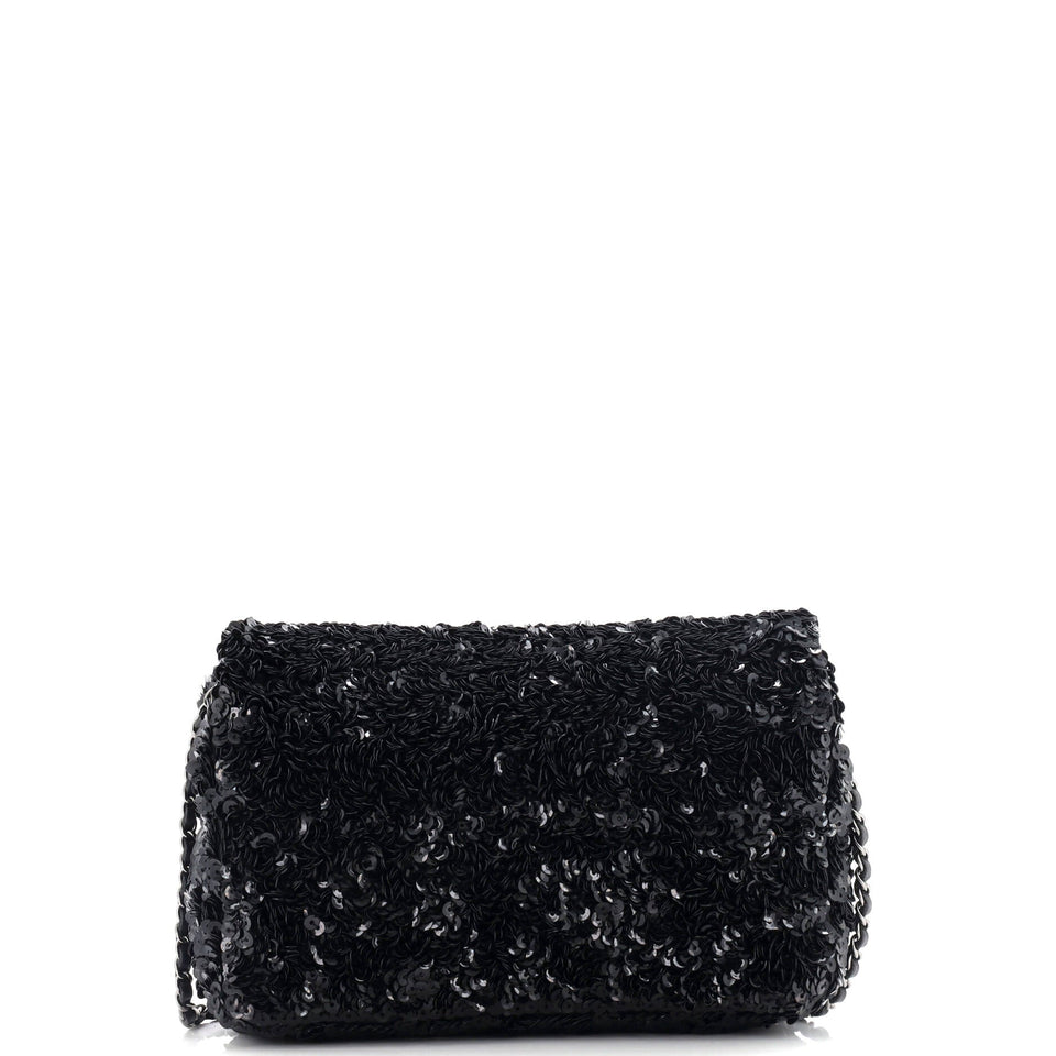 Flap Bag Sequins Mini