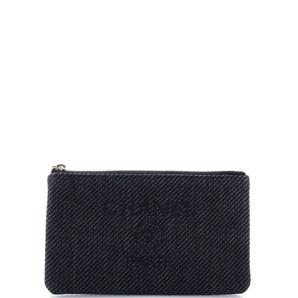 Deauville Pouch Raffia Small