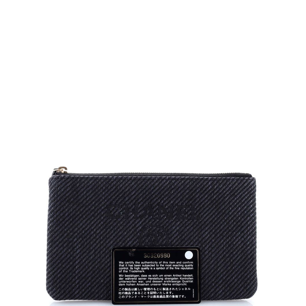 Deauville Pouch Raffia Small