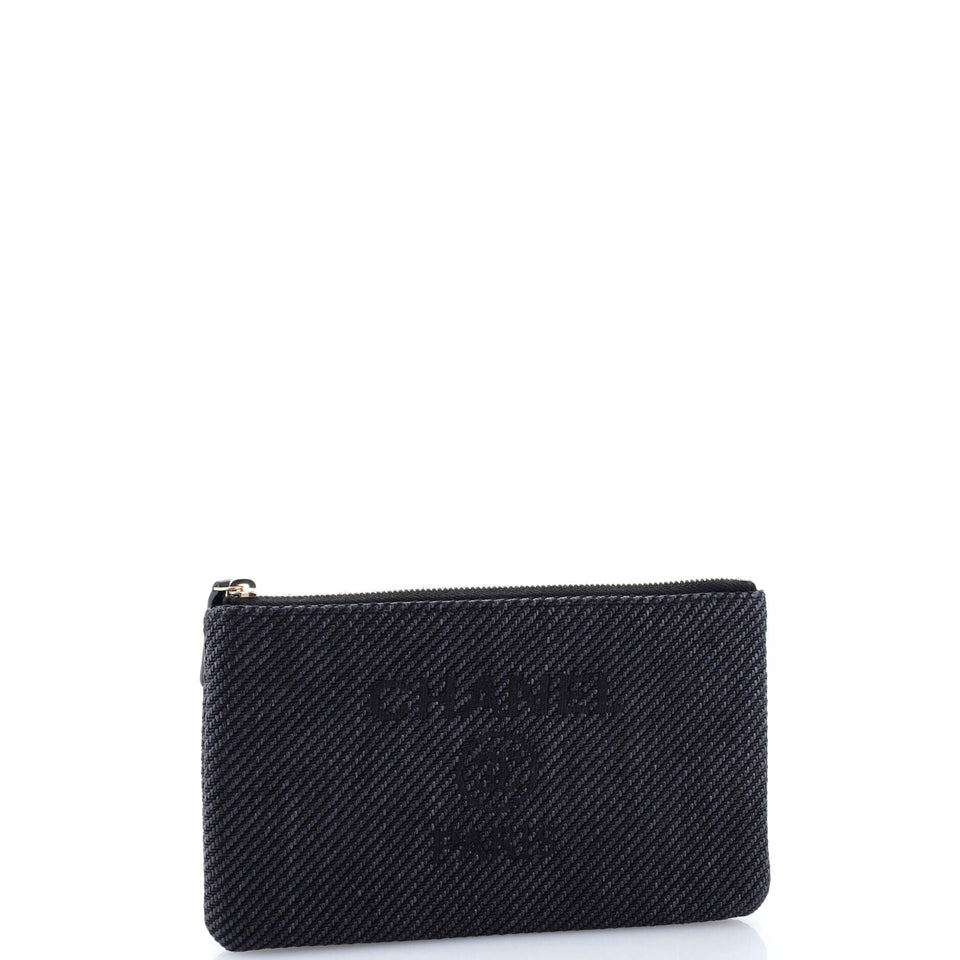 Deauville Pouch Raffia Small