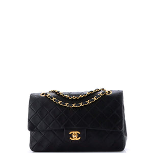Vintage Classic Double Flap Bag Quilted Lambskin Small