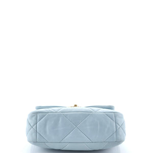 19 Flap Bag Quilted Leather Medium