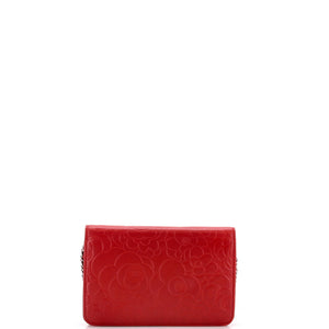 Wallet on Chain Camellia Lambskin