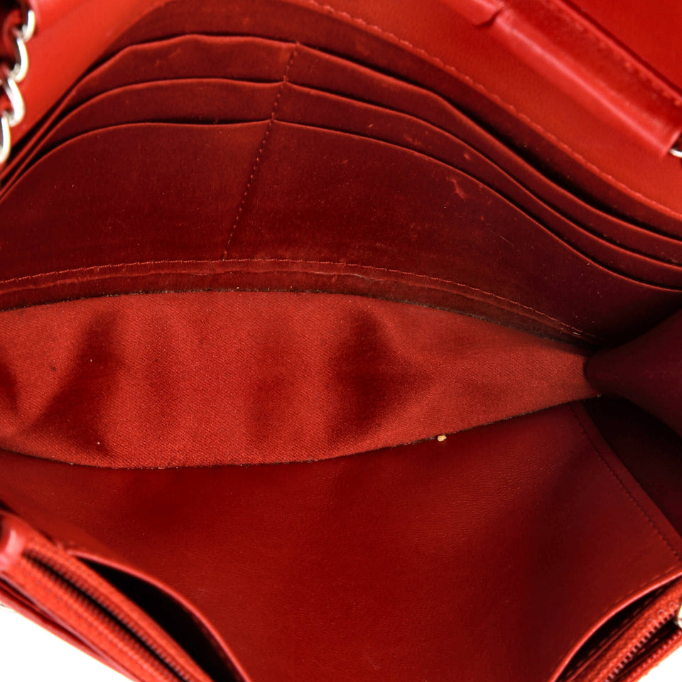 Wallet on Chain Camellia Lambskin