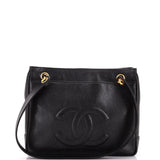 Vintage Front Pocket Tote Caviar Medium