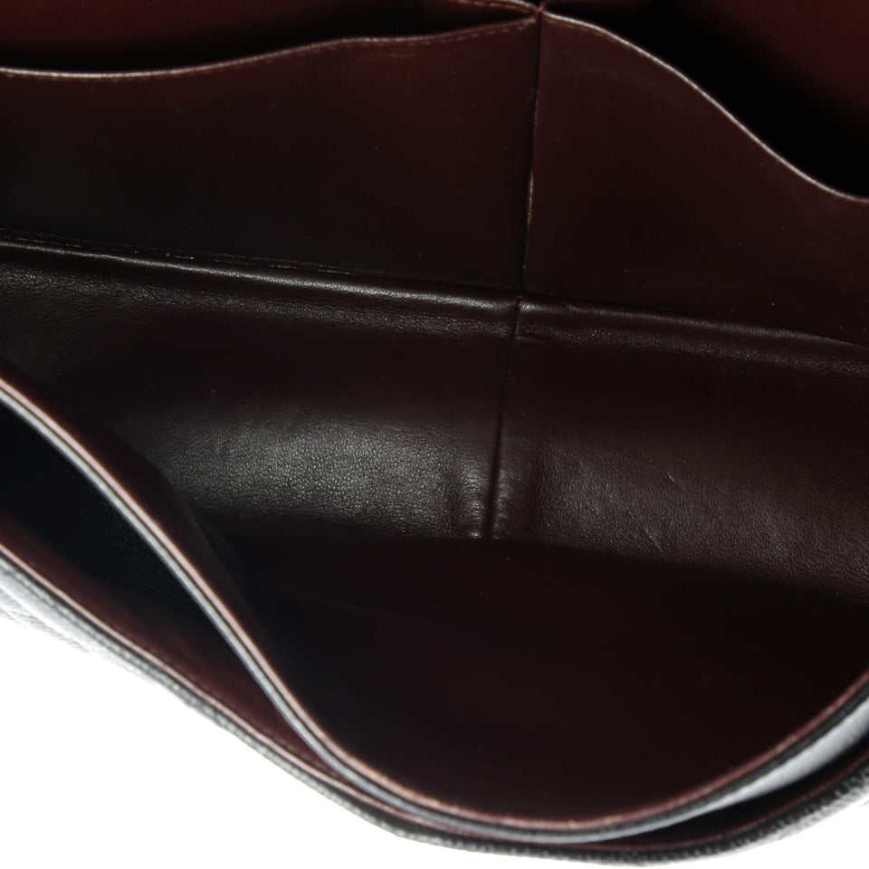 Classic Double Flap Bag Quilted Caviar Maxi